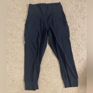lululemon Align High Rise Cropped Jogger 6 Navy